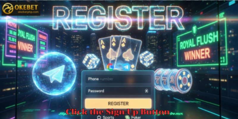 Click the Sign-Up Button